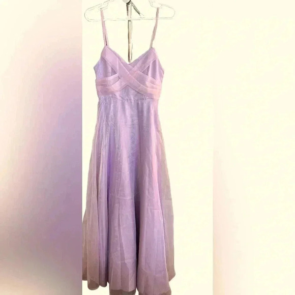 Lulus - endlessly angelic lavendar maxi dress woman’s size S - Picture 3 of 8